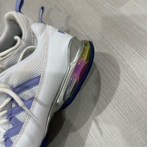 Puma Women's White and Purple Athletic Shoes